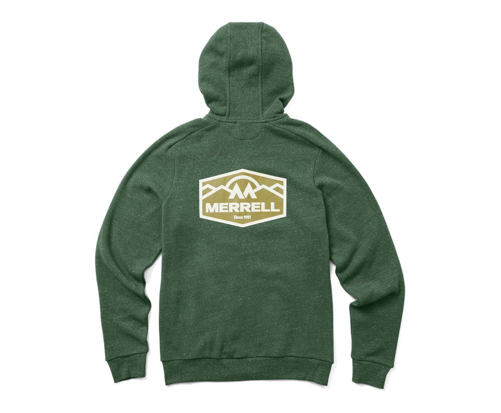 Merrell Jakker Herre - Emblem Full Zip Hoody - Grøn - OYS790435